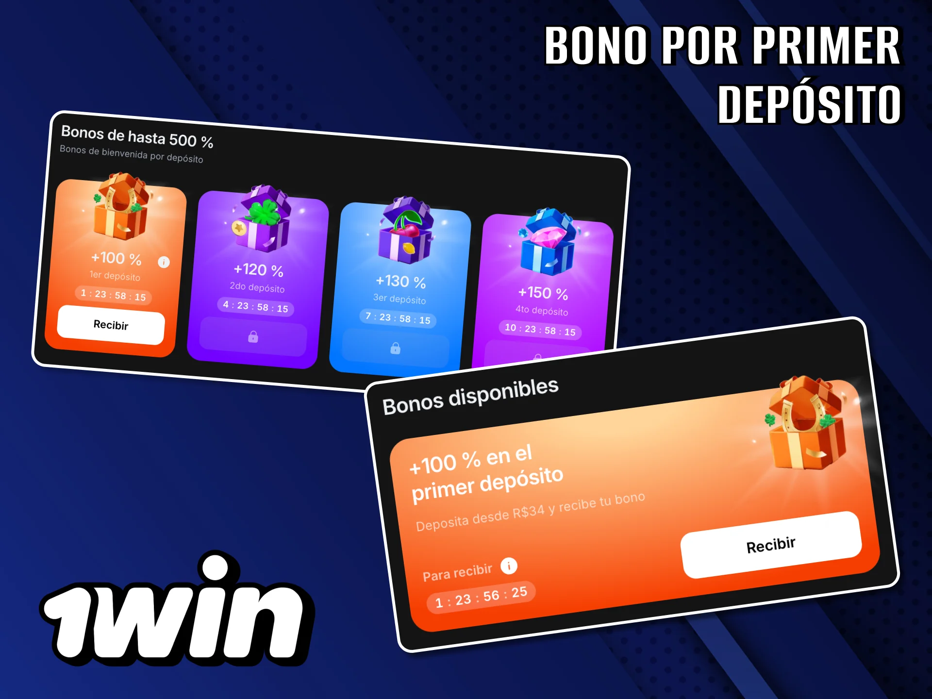 Aprovecha el mayor bono de 1Win para alcanzar tus objetivos.