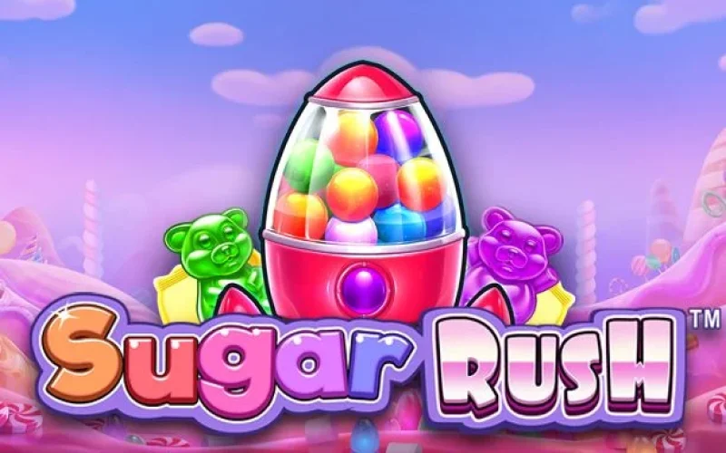 Descubre el juego Sugar Rush, que funciona perfectamente en la aplicación móvil 1Win.